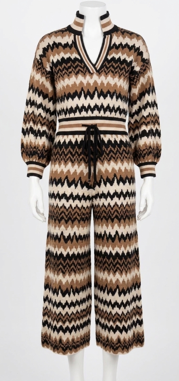 NEW EMILY MCCARTHY teddy crop trouser in brown
